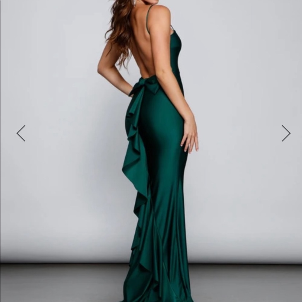 Windsor Emerald green dress size L NWT